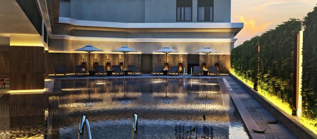 Hotel The Ritz-Carlton, Kuala Lumpur Exterior foto The swimming pool at the hotel